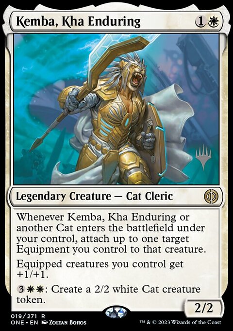 Kemba, Kha Enduring, Phyrexia: All Will Be One Promos #19p, Magic: The Gathering card