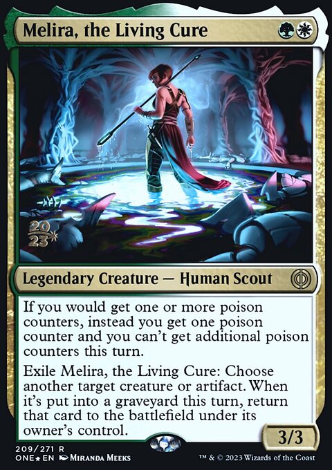 Melira, the Living Cure, Phyrexia: All Will Be One Promos #209s, Magic: The Gathering card