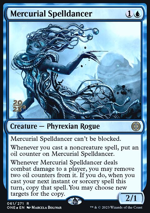 Mercurial Spelldancer, Phyrexia: All Will Be One Promos #61s, Magic: The Gathering card