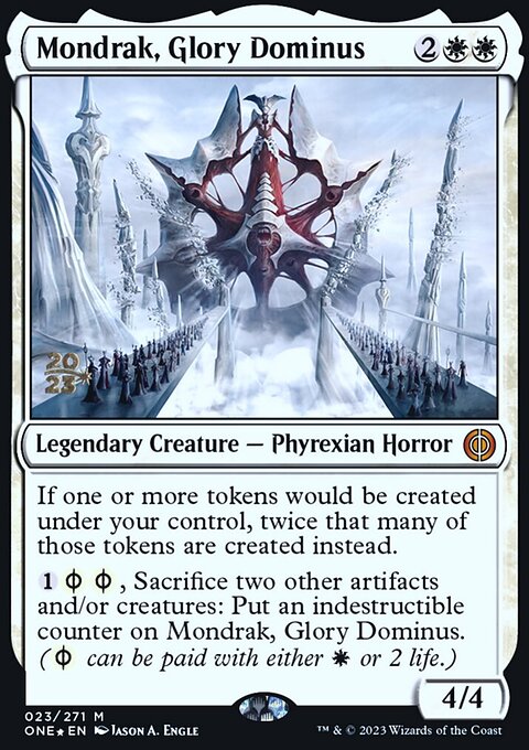 Mondrak, Glory Dominus, Phyrexia: All Will Be One Promos #23s, Magic: The Gathering card