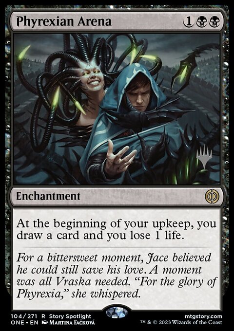 Phyrexian Arena, Phyrexia: All Will Be One Promos #104p, Magic: The Gathering card
