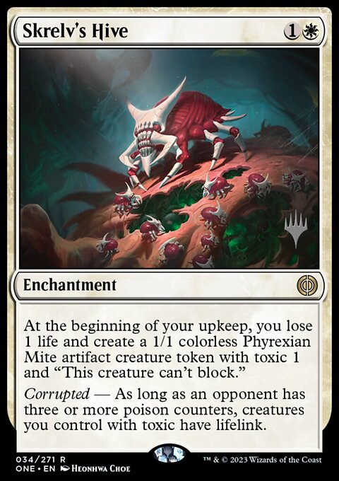 Skrelv's Hive, Phyrexia: All Will Be One Promos #34p, Magic: The Gathering card