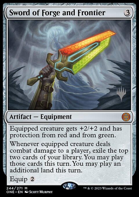 Sword of Forge and Frontier, Phyrexia: All Will Be One Promos #244p, Magic: The Gathering card