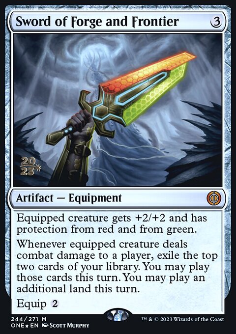 Sword of Forge and Frontier, Phyrexia: All Will Be One Promos #244s, Magic: The Gathering card