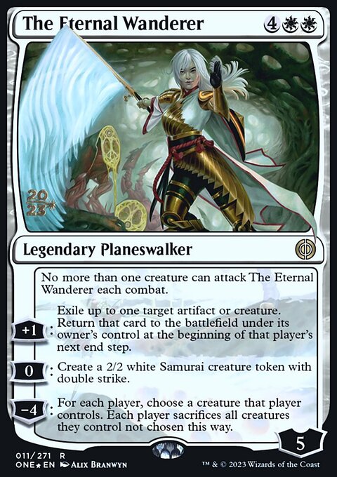 The Eternal Wanderer, Phyrexia: All Will Be One Promos #11s, Magic: The Gathering card