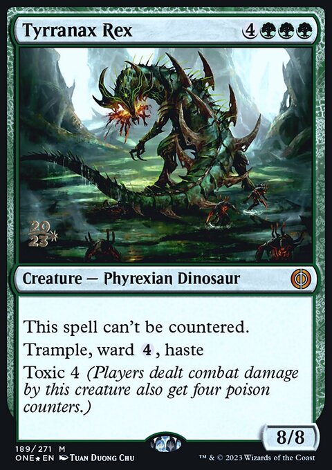 Tyrranax Rex, Phyrexia: All Will Be One Promos #189s, Magic: The Gathering card