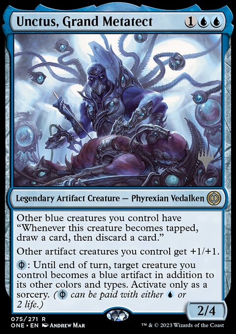 Unctus, Grand Metatect, Phyrexia: All Will Be One Promos #75p, Magic: The Gathering card