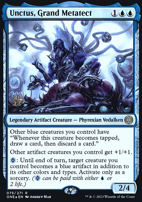 Unctus, Grand Metatect, Phyrexia: All Will Be One Promos #75s, Magic: The Gathering card
