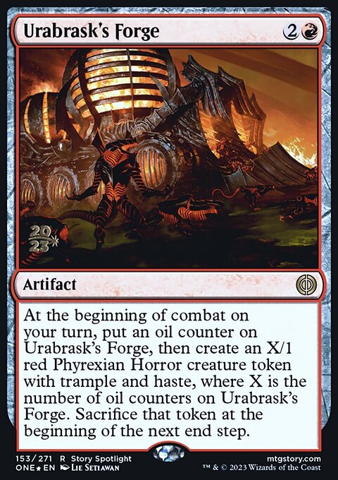 Urabrask's Forge, Phyrexia: All Will Be One Promos #153s, Magic: The Gathering card