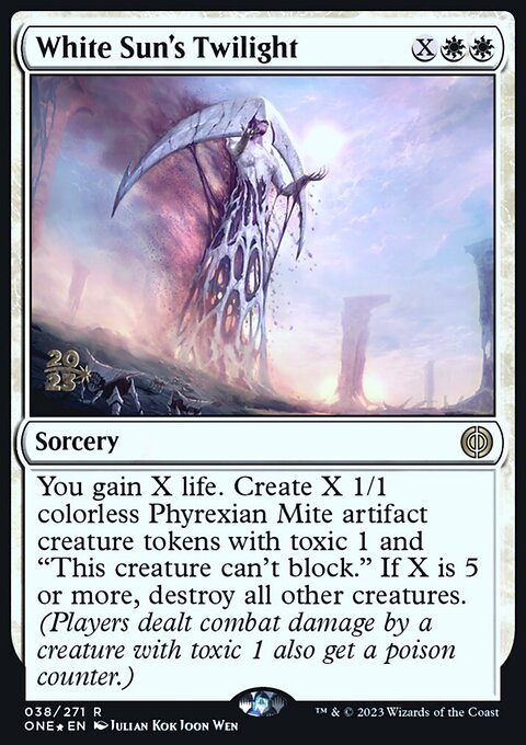 White Sun's Twilight, Phyrexia: All Will Be One Promos #38s, Magic: The Gathering card