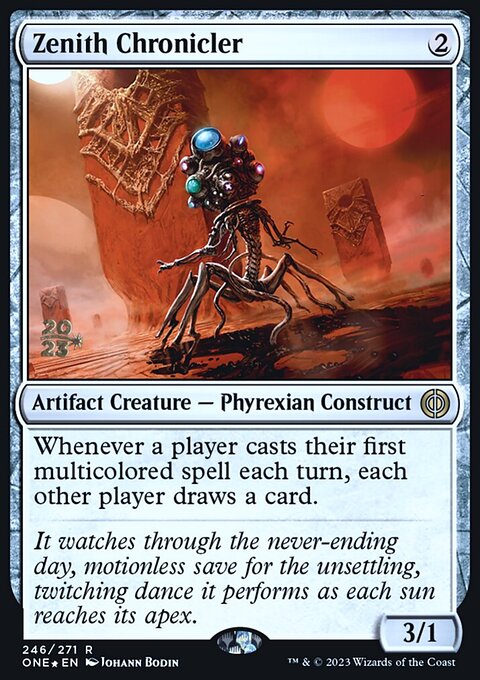 Zenith Chronicler, Phyrexia: All Will Be One Promos #246s, Magic: The Gathering card