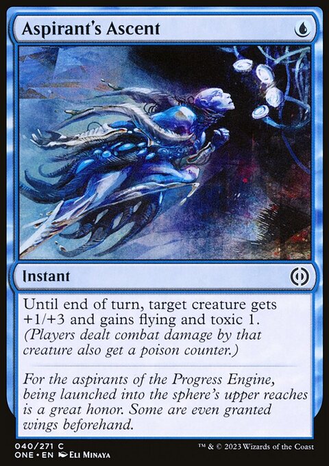 Aspirant's Ascent, Phyrexia: All Will Be One #40, Magic: The Gathering card