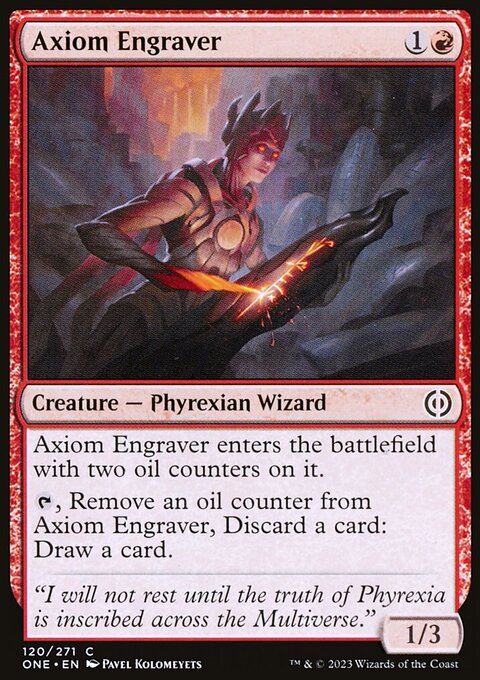 Axiom Engraver, Phyrexia: All Will Be One #120, Magic: The Gathering card