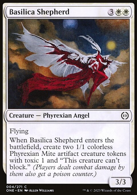 Basilica Shepherd, Phyrexia: All Will Be One #4, Magic: The Gathering card