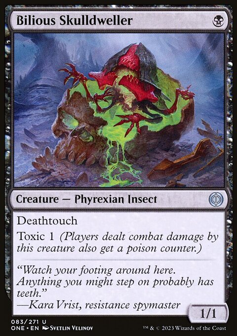 Bilious Skulldweller, Phyrexia: All Will Be One #83, Magic: The Gathering card