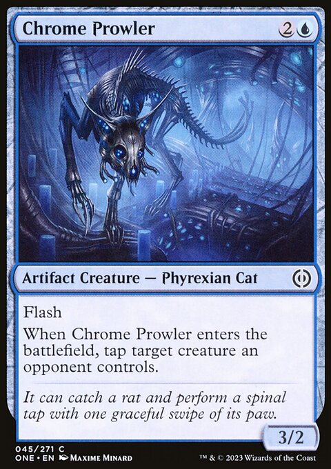 Chrome Prowler, Phyrexia: All Will Be One #45, Magic: The Gathering card