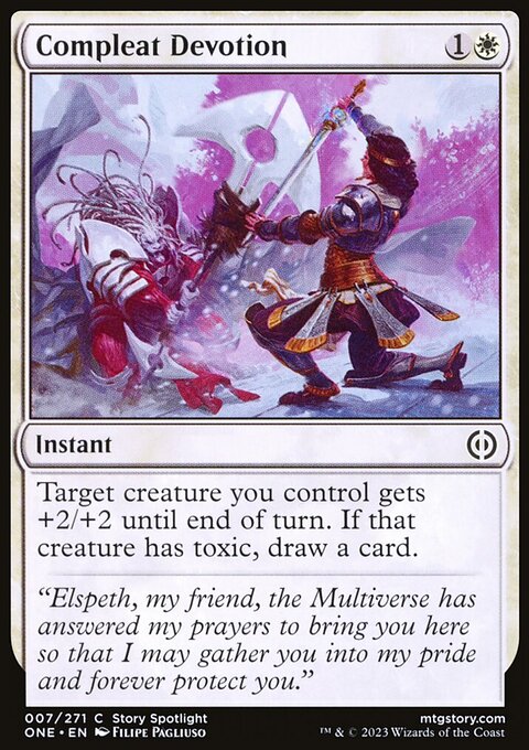 Compleat Devotion, Phyrexia: All Will Be One #7, Magic: The Gathering card