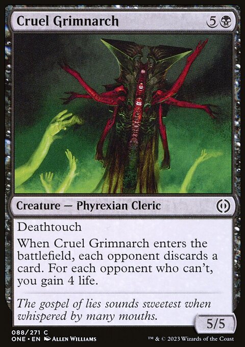 Cruel Grimnarch, Phyrexia: All Will Be One #88, Magic: The Gathering card