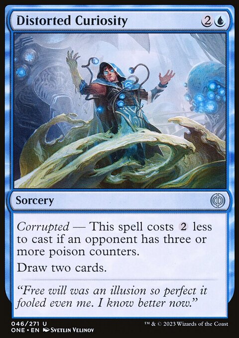 Distorted Curiosity, Phyrexia: All Will Be One #46, Magic: The Gathering card