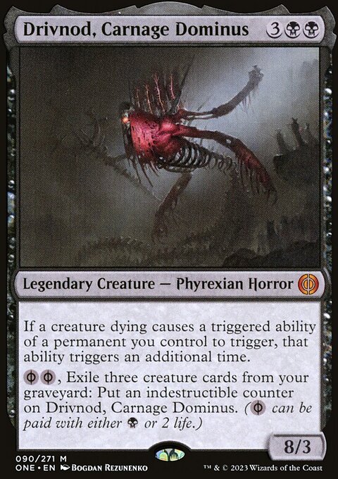 Drivnod, Carnage Dominus, Phyrexia: All Will Be One #90, Magic: The Gathering card