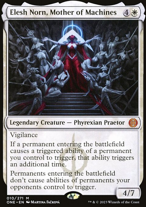 Elesh Norn, Mother of Machines, Phyrexia: All Will Be One #10, Magic: The Gathering card