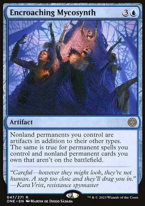 Encroaching Mycosynth, Phyrexia: All Will Be One #47, Magic: The Gathering card