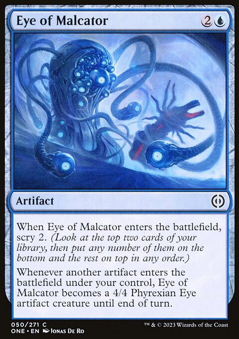 Eye of Malcator, Phyrexia: All Will Be One #50, Magic: The Gathering card