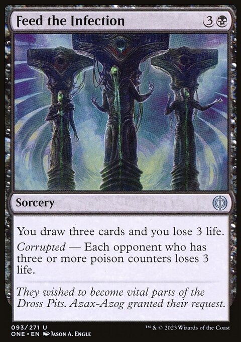 Feed the Infection, Phyrexia: All Will Be One #93, Magic: The Gathering card