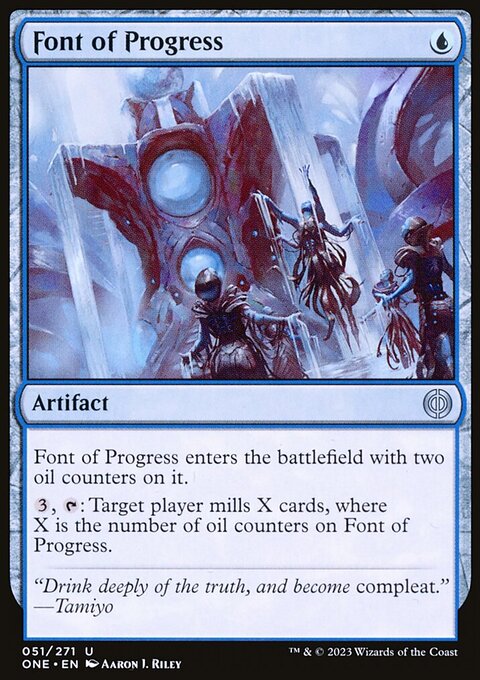 Font of Progress, Phyrexia: All Will Be One #51, Magic: The Gathering card
