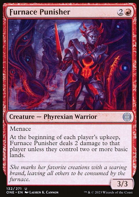 Furnace Punisher, Phyrexia: All Will Be One #132, Magic: The Gathering card