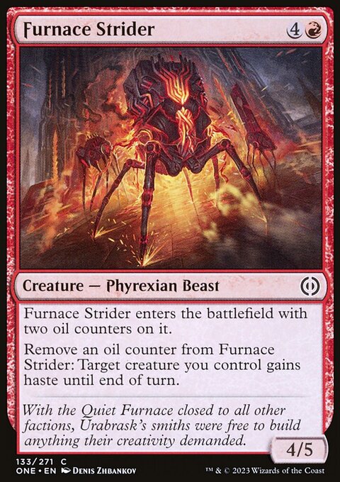 Furnace Strider, Phyrexia: All Will Be One #133, Magic: The Gathering card