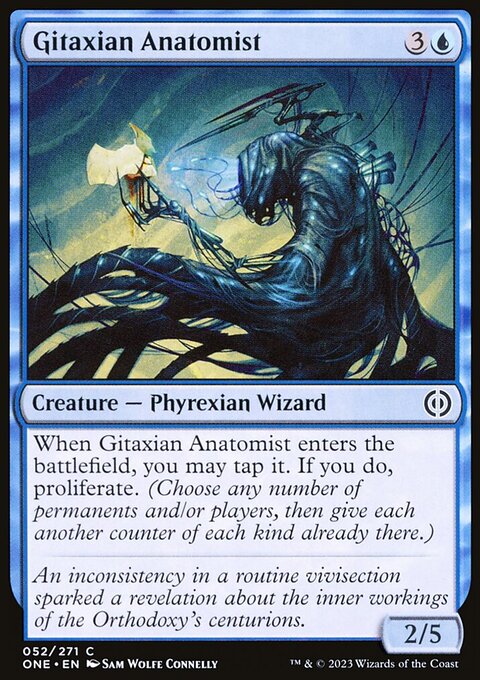 Gitaxian Anatomist, Phyrexia: All Will Be One #52, Magic: The Gathering card