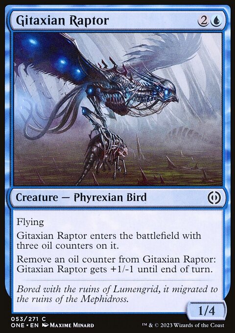 Gitaxian Raptor, Phyrexia: All Will Be One #53, Magic: The Gathering card