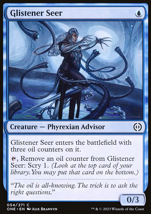 Glistener Seer, Phyrexia: All Will Be One #54, Magic: The Gathering card