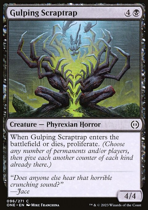 Gulping Scraptrap, Phyrexia: All Will Be One #96, Magic: The Gathering card