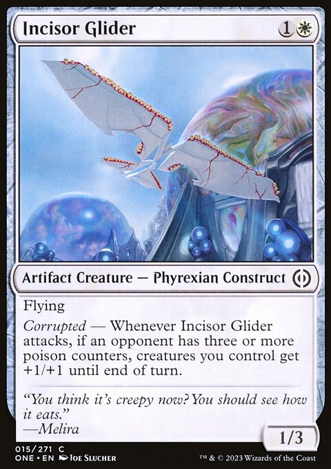 Incisor Glider, Phyrexia: All Will Be One #15, Magic: The Gathering card
