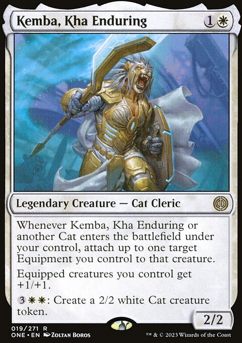Kemba, Kha Enduring, Phyrexia: All Will Be One #19, Magic: The Gathering card
