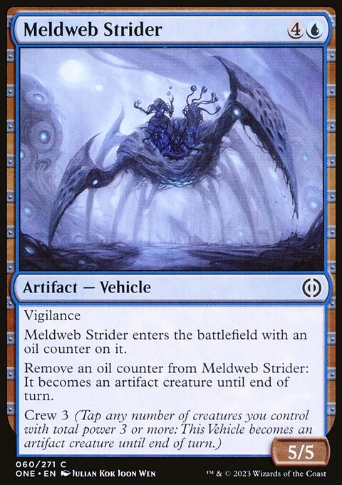 Meldweb Strider, Phyrexia: All Will Be One #60, Magic: The Gathering card