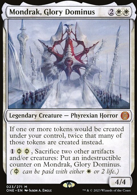 Mondrak, Glory Dominus, Phyrexia: All Will Be One #23, Magic: The Gathering card