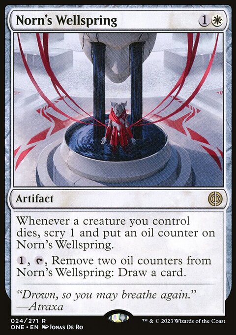 Norn's Wellspring, Phyrexia: All Will Be One #24, Magic: The Gathering card