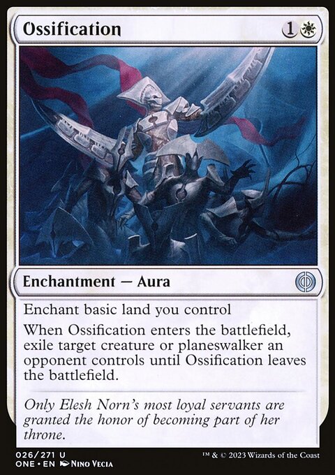 Ossification, Phyrexia: All Will Be One #26, Magic: The Gathering card