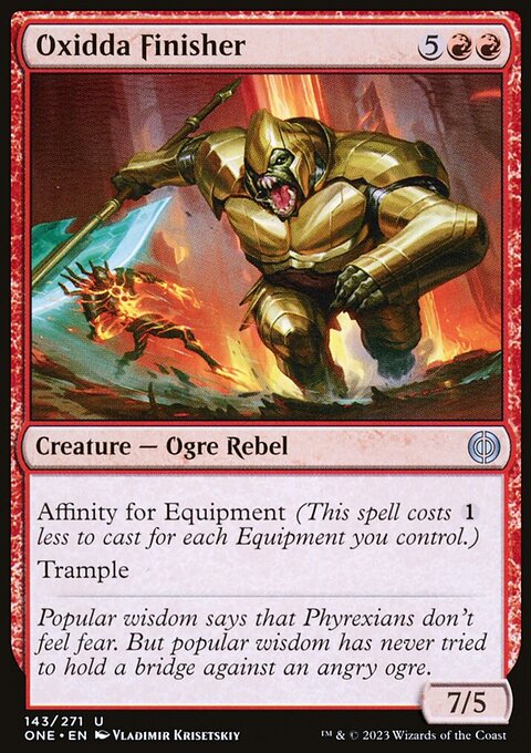 Oxidda Finisher, Phyrexia: All Will Be One #143, Magic: The Gathering card