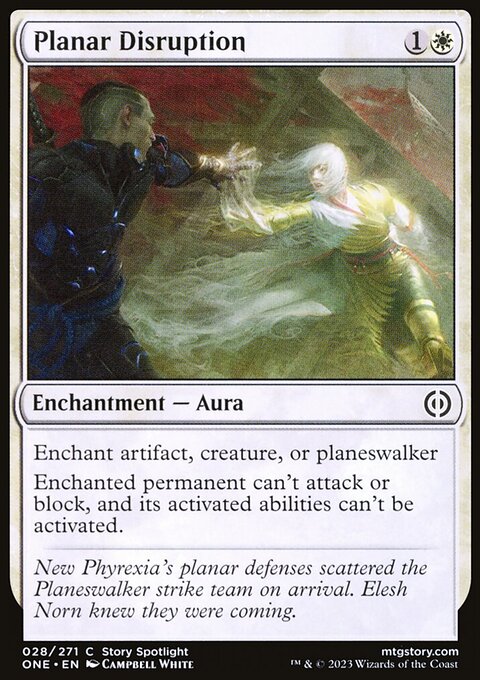 Planar Disruption, Phyrexia: All Will Be One #28, Magic: The Gathering card