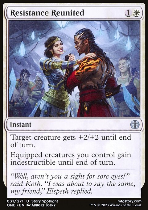Resistance Reunited, Phyrexia: All Will Be One #31, Magic: The Gathering card