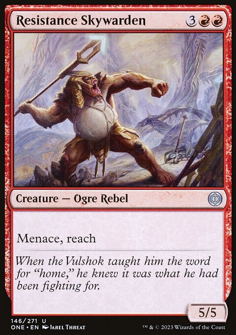 Resistance Skywarden, Phyrexia: All Will Be One #146, Magic: The Gathering card