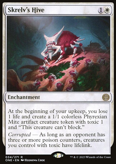 Skrelv's Hive, Phyrexia: All Will Be One #34, Magic: The Gathering card