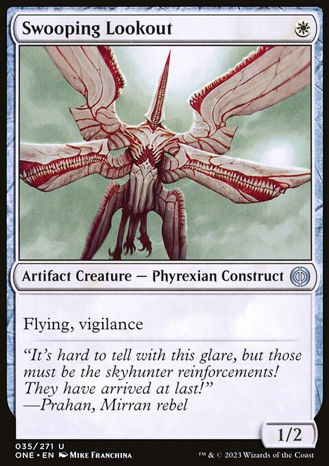 Swooping Lookout, Phyrexia: All Will Be One #35, Magic: The Gathering card