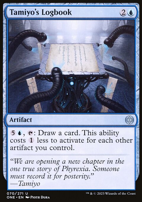Tamiyo's Logbook, Phyrexia: All Will Be One #70, Magic: The Gathering card