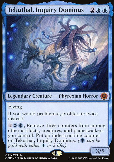 Tekuthal, Inquiry Dominus, Phyrexia: All Will Be One #71, Magic: The Gathering card