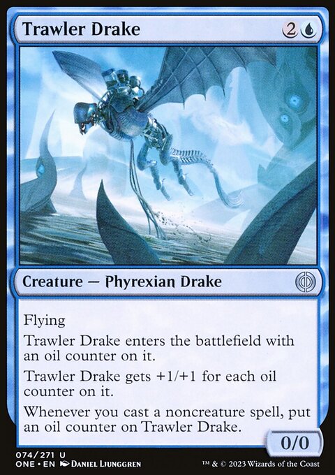 Trawler Drake, Phyrexia: All Will Be One #74, Magic: The Gathering card